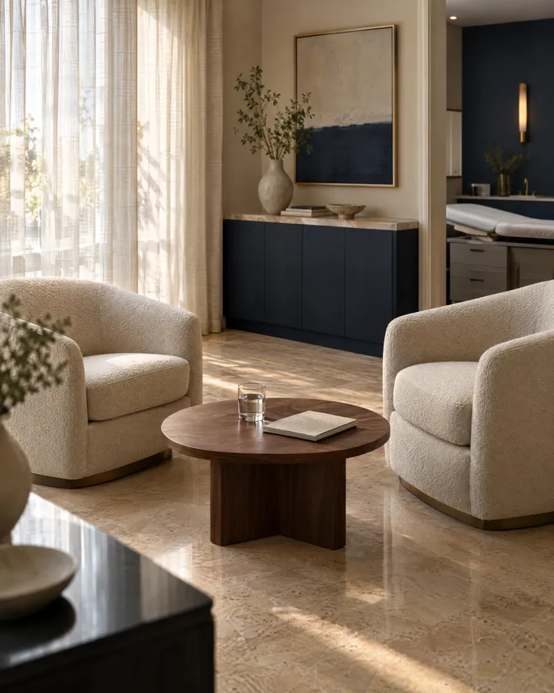 A calm consultation room