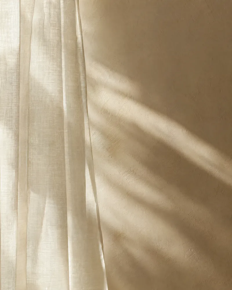 Light through linen
